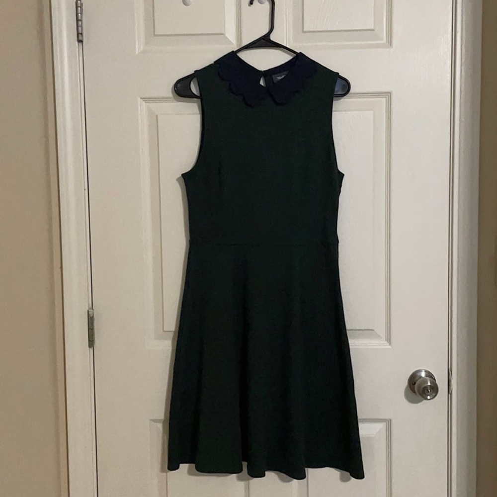 ModCloth Knit Dress with Scalloped Collar Size L